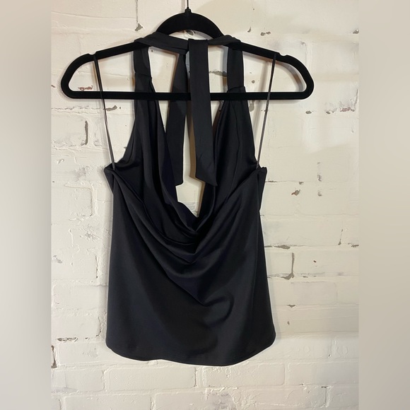 Susana Monaco Tops - NWT SUSANA MONACO BLACK HALTER TOP SIZE XL